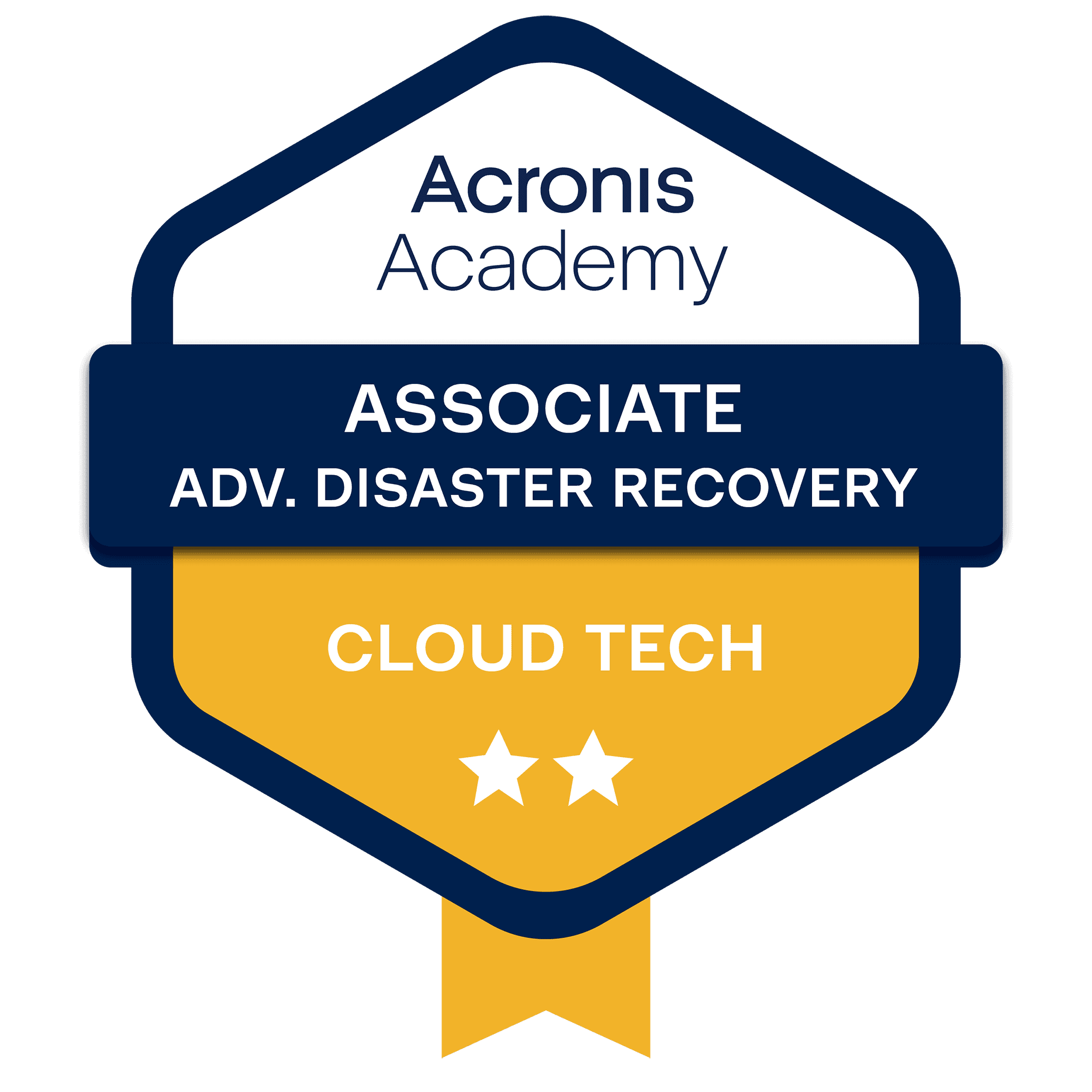 Certification Acronis Associate ADV. Disaster Recovery